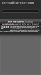 Mobile Screenshot of centralbistrobar.com