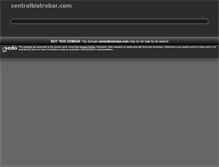 Tablet Screenshot of centralbistrobar.com
